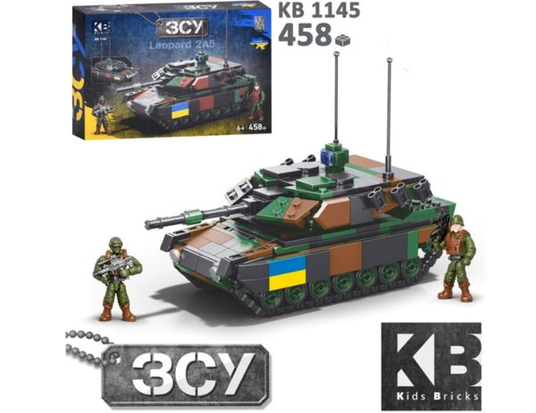 Конструктор військовий танк Leopard 2A5 458 деталі kb 1145 Ціна (цена) 512.00грн. | придбати  купити (купить) Конструктор військовий танк Leopard 2A5 458 деталі kb 1145 доставка по Украине, купить книгу, детские игрушки, компакт диски 0