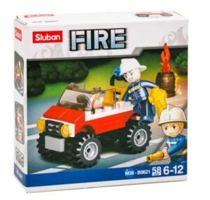 Конструктор Sluban Fire джип 58 деталей М38-В0621