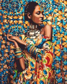 Розпис по номерах 40х50 BS23464 Принцеса Зімбабве brushme Брашмі