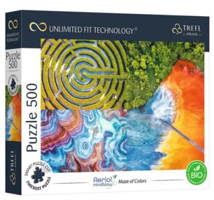 Пазли 500 елементів Безмежна колекція Лабіринт кольорів Trefl 37460
