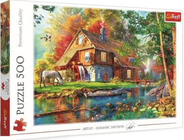 Пазли 500 елементів Котедж біля річки Trefl 37484