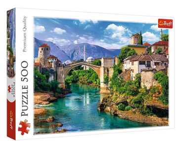 Пазли 500 елементів Старий міст в Мостарії Боснія та Герцеговина Trefl 37333