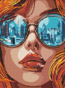 Алмазна мозаїка 30х40 АМО8060 Пейзаж Лондона "Ідейка"