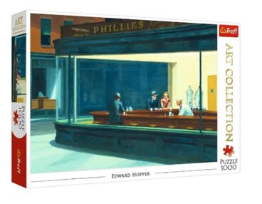 Пазли 1000 елементів Опівнічники Едвард Гоппер Trefl 10747