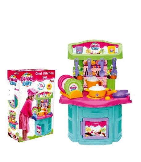 Кухня 16 предметів Candy&Ken 360 х 540 х 130 мм 01505 Ціна (цена) 599.10грн. | придбати  купити (купить) Кухня 16 предметів Candy&Ken 360 х 540 х 130 мм 01505 доставка по Украине, купить книгу, детские игрушки, компакт диски 0