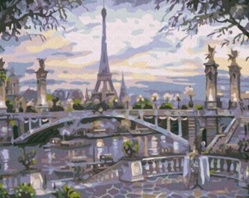 Розпис по номерах 40х50 BS52285 Туман в Парижі brushme Брашми