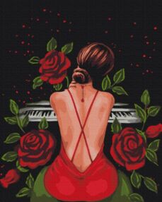 Розпис по номерах 40х50 BS54157 Мелодія серця brushme Брашми