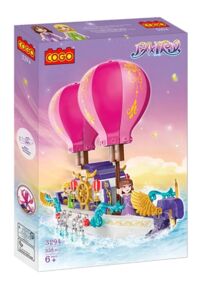 Конструктор 358 елементів Казковий сон  Повітряний корабель COGO 3294