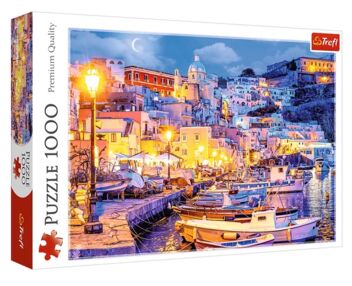 пазли 1000 елементів Острів Прочіда вночі Італія Trefl 10794
