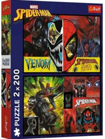 Пазли 2 х 200 елементів Людина павук День і ніч Марвел Trefl 13314
