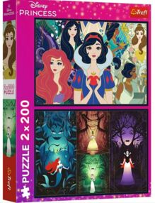 Пазли 2 х 200 елементів Чарівні принцеси Дісней Trefl 13317