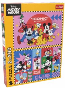 Пазли 2 х 200 елементів Час з друзями Дісней  Trefl 13319