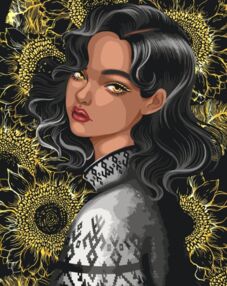 Розпис по номерах 40х50 10134-АС Незрівнянна металік "Art Craft" арт крафт