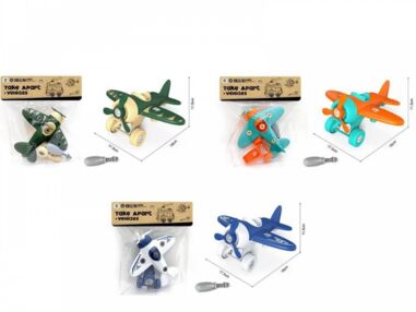 Конструктор з викруткою літак 3 види YC426-F/C/J