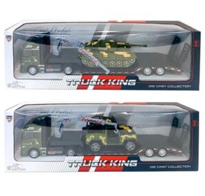 Трейлер інерційний 32 см військова техніка металева 2 види 2212-10DE