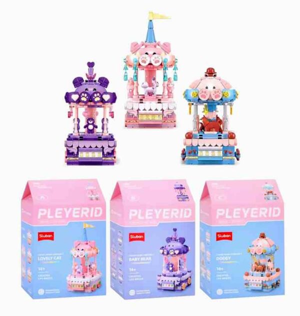Конструктор Sluban Pleyerid Карусель 250-271 деталей M38-P8027 Ціна (цена) 251.60грн. | придбати  купити (купить) Конструктор Sluban Pleyerid Карусель 250-271 деталей M38-P8027 доставка по Украине, купить книгу, детские игрушки, компакт диски 0