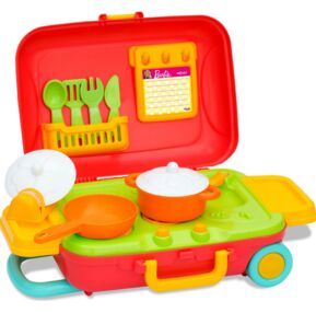 Кухонний набір у валізі 15 предметів Barbie 235 х 355 х 125 мм 03478