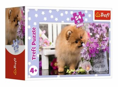 пазли 54 елемента міні Цуцена та квіти Симпатичні тварини Trefl 19735