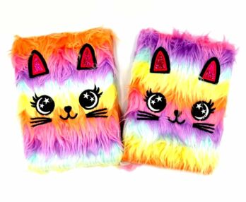 Блокнот А5 80 аркушів у лінійку пухнастий Кошеня 0000