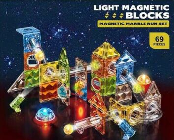 Конструктор магнітний лабіринт кульки 69 деталей 3300