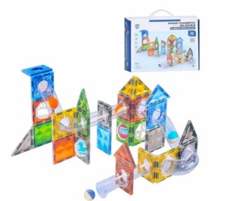 Конструктор магнітний лабіринт кульки 60 деталей 3306
