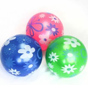 Мяч дитячий гумовий Метелики 4 кольори BT-PB-0106 Мяч дитячий гумовий Метелики 4 кольори BT-PB-0106