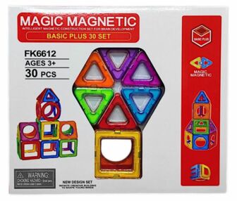 Конструктор магнітний 30 деталей FK6612