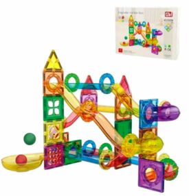 Конструктор магнітний з кульками 62 деталі GW917