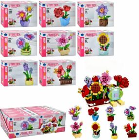 Конструктор квітка 8 в 1 від 83 деталей в асортименті BB006