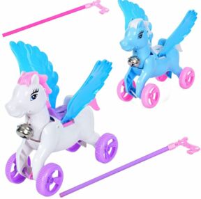 Каталка конячка 27 см на палиці 32310C