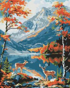 Алмазна мозаїка 40х50 АМО8086 Магія природи "Ідейка"