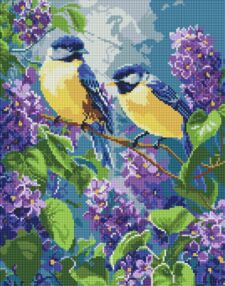 Алмазна мозаїка 40х50 АМО8087 Весняний дует "Ідейка"