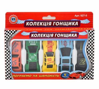 Набір машин МВ 5 в коробці 5 штук 927-5