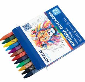 Крейда воскова 12 кольорів Kite Classic K-070 Крейда воскова 12 кольорів Kite Classic K-070