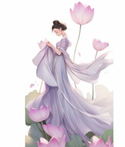 Алмазна мозаїка 30х40 HEG87031 Ніжність весни "Strateg"