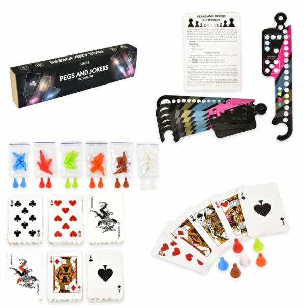 Гра настільна Pegs and Jokers 30348 Ціна (цена) 269.90грн. | придбати  купити (купить) Гра настільна Pegs and Jokers 30348 доставка по Украине, купить книгу, детские игрушки, компакт диски 1