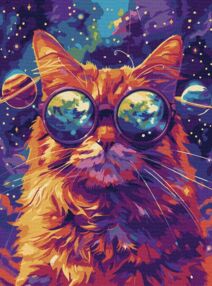 Розпис по номерах 30х40 КНО6651 Зоряні окуляри "Ідейка"