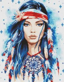 Алмазна мозаїка 40х50 АМО7993 Амулет "Ідейка"