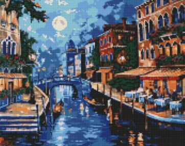 Алмазна мозаїка 40х50 АМО8048 Романтика Італії "Ідейка"