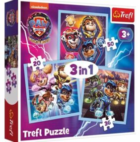 Пазли 3 в 1 могутня сила щенят Щенячий патруль Trefl 34869