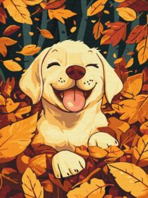 Розпис по номерах 30х40 КBS0163 Гра в листі brushme Брашми