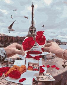 Розпис по номерах 40х50 BS34598 Пікнік у Парижі brushme Брашми