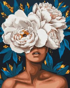 Розпис по номерах 40х50 BS54010 Аромат півоній brushme Брашми