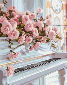 Розпис по номерах 40х50 BS54045 Романтичне фортепіано brushme Брашми