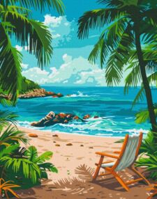 Розпис по номерах 40х50 BS54091 Літня ідилія brushme Брашми