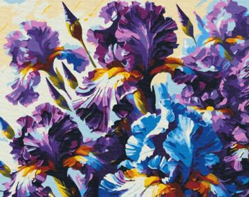 Розпис по номерах 40х50 BS54158 Запашні іриси brushme Брашми