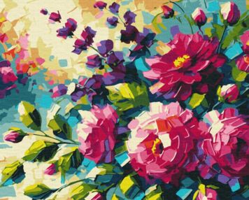 Розпис по номерах 40х50 BS54159 Квіти літа brushme Брашми