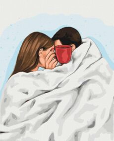 Розпис по номерах 40х50 BS54224 Кава на двох brushme Брашми