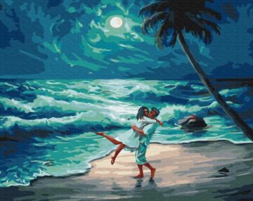 Розпис по номерах 48х60 BS23713L На березі океану  brushme Брашми