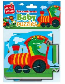 Пазли мякі Веселий потяг VT1106-95